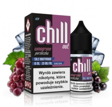 CHILL OUT SALTS WINOGRONO PORZECZKA ICE 20 MG 10 ML