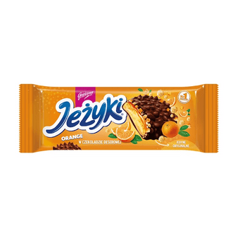 Ciastka Jeżyki 140g Pomarańcz 20 szt.