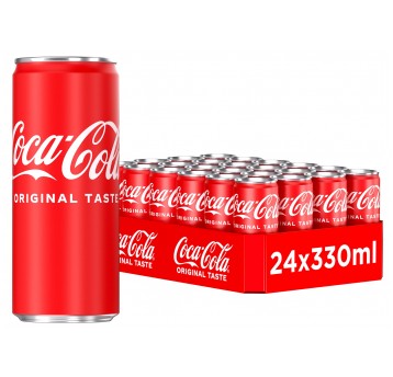 Coca-Cola puszka 330ml 24 szt.