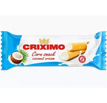 CRIXIMO CORN SNACK PUFFY CREAM O SMAKU KOKOSOWYM 18G K24