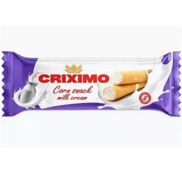 CRIXIMO CORN SNACK PUFFY CREAM O SMAKU MLECZNYM 18G K24