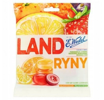 Cukierki Wedel Landrynki Wieloowocowe 90g 14 szt.