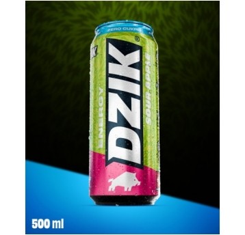DZIK ENERGY ENERGY SOUR APPLE 500ML