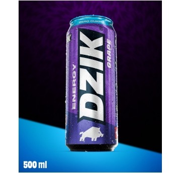 DZIK ENERGY GRAPE 500ML