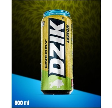 DZIK ENERGY LEMON 500ML