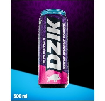 DZIK ENERGY SOUR FOREST FRUITS 500ML