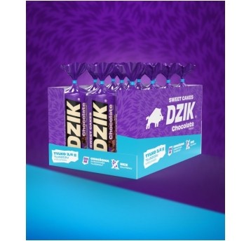 DZIK® WAFLE KUKURYDZIANE LOW FAT - CZEKOLADA