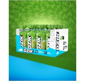 DZIK® WAFLE KUKURYDZIANE LOW FAT - ZIELONA CEBULKA, CORN CAKES - GREEN ONION