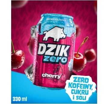 DZIK® ZERO CHERRY 330ML SK