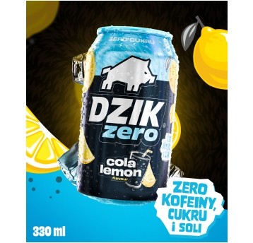 DZIK® ZERO COLA&LEMON 330ML SK