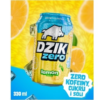 DZIK® ZERO LEMON 330ML SK