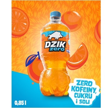 DZIK® ZERO ORANGE 0,85L SK