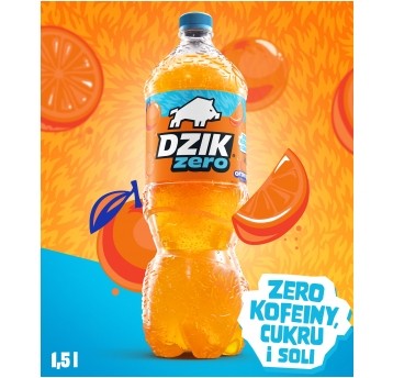 DZIK® ZERO ORANGE 1,5L SK