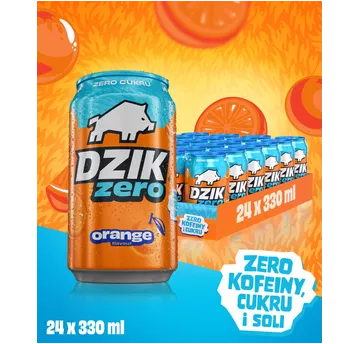 DZIK ZERO ORANGE 330ML SK