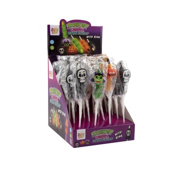 Halloween Finger Lollipop with Ring / 24