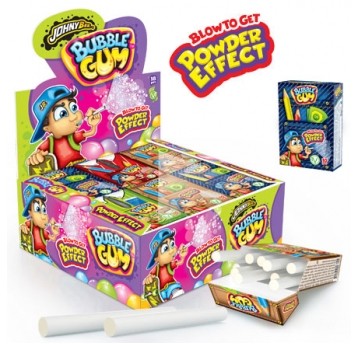 Johny Bee Bubble Gum + Powder Efect op. 18 pcs.