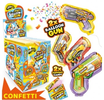 Johny Bee Party Baloon Confetti Gun op. 24 pcs.