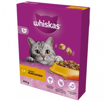 Karma Whiskas Sucha 300g Kurczak