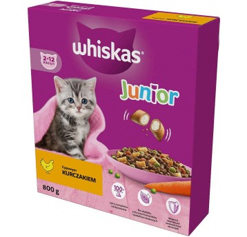 Karma Whiskas Sucha 800g Kurczak