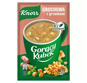 Knorr Gorący Kubek Grochowa z Grzankami 21g/38