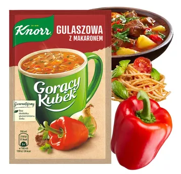 Knorr Gorący Kubek Gulaszowa z Makaronem 16g/40