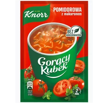 Knorr Gorący Kubek Pomidorowa z Makaronem 19g/32