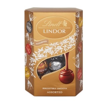 Lindt Praliny Lindor Assorted Cornet 200g/8