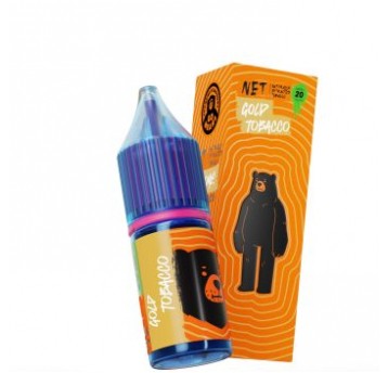 Liquid Go Bears Salt Net 10ml 20mg Gold Tobacco