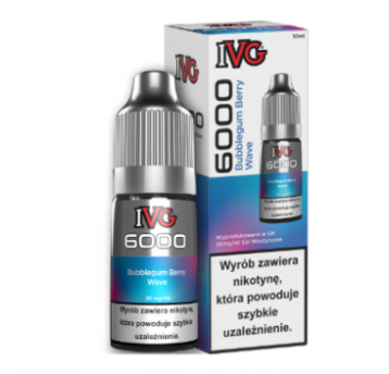 Liquid IVG 6000 Salt 20mg 10ml Bubblegum Berry Wave