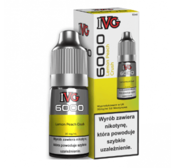 Liquid IVG 6000 Salt 20mg 10ml Lemon Peach Crush