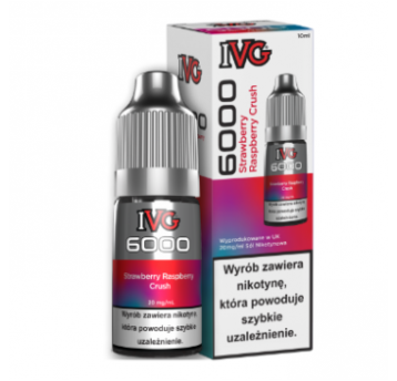 Liquid IVG 6000 Salt 20mg 10ml Strawberry Raspberry Crush