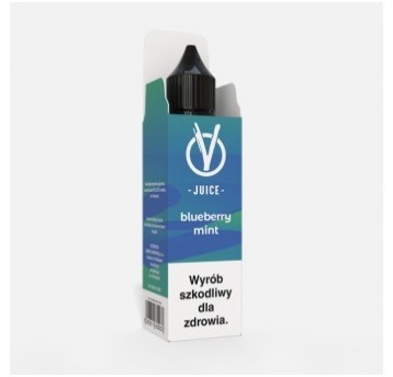 Longfill VJUICE 10ml (BLUEBERRY MINT) 0mg