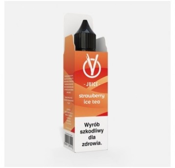 Longfill VJUICE 10ml (STRAWBERRY ICE TEA) 0mg