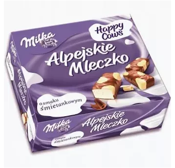 Milka Alpejskie Mleczko Happy Cows 165g/14