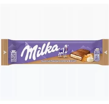 Milka Baton Hazelnut Creme & Biscuit 46g/42 IMP