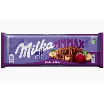 Milka Czekolada Raisins&Nuts 270g/15 IMP