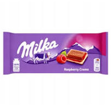 Milka Czekolada Raspberry Cream 100g/25 IMP