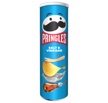 PRINGLES chipsy 165g SALT&VINEGAR