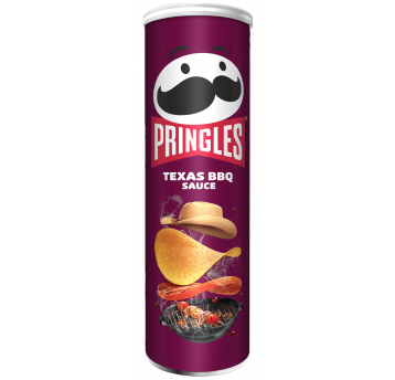 PRINGLES chipsy 165g TEXAS BBQ SAUCE