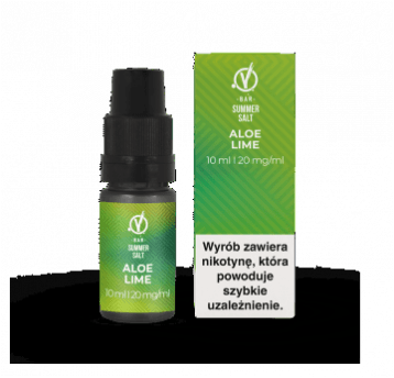 SALT VBAR ALOE LIME 10ml 20mg