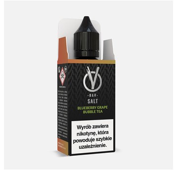 *SALT VBAR BLUEBERRY GRAPE BUBBLE TEA 20mg 10ml