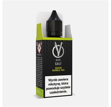 *SALT VBAR GRAPE BUBBLE TEA 10ML 20MG
