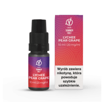 *SALT VBAR LYCHEE PEAR GRAPE 10ml 20mg