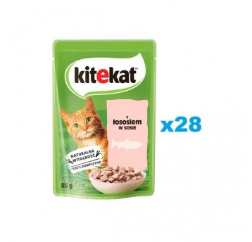 Saszetka Kitekat 85g Łosoś W Sosie