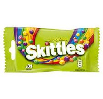 Skittles Crazy Sours Zielony 38g/14 IMP