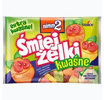 Śmiejżelki Nimm2 SmileGummi Kwaśne 100g/24 IMP