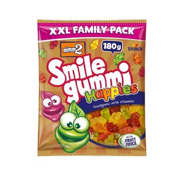 Śmiejżelki SmileGummi Happies XXL 180g/18 IMP