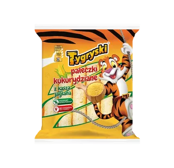TYGRYSKI PAŁECZKI KUKURYDZIANE 60G K40