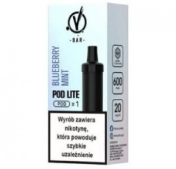 V BAR CUBO LITE KARTRIDŻ BLUEBERRY MINT 2ml 20mg