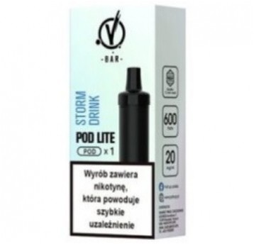 V BAR CUBO LITE KARTRIDŻ ENERGY STORM/DRINK 2ml 20